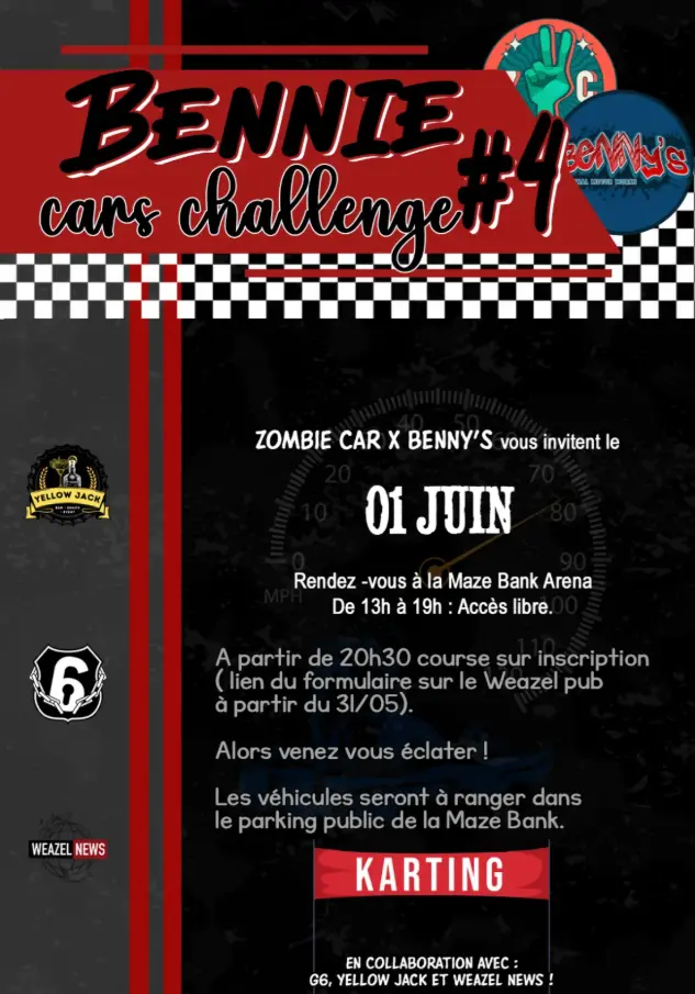 Benny's Car Challenge #4