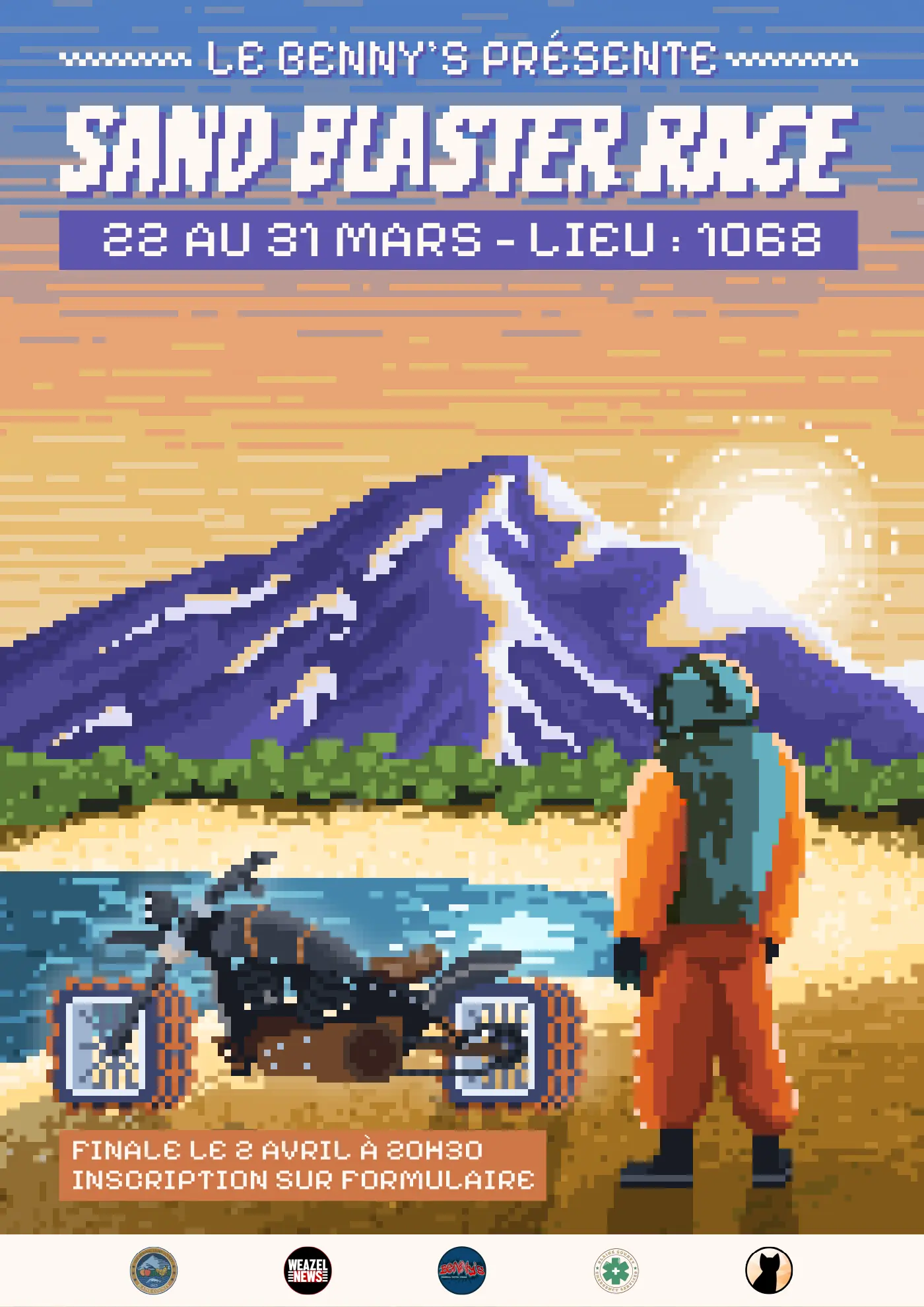 Benny's Sand Blaster Race