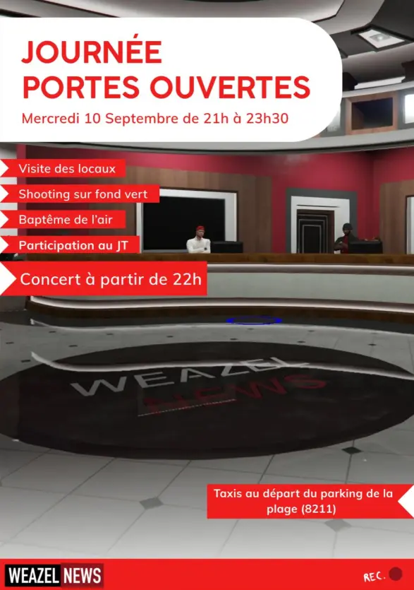 Journée Portes Ouvertes Weazel News